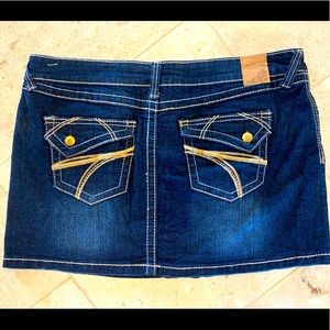 Red Camel denim skirt